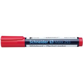   Tábla- és flipchart marker 2-5mm, vágott végű Schneider Maxx 293 piros