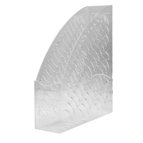   Iratpapucs 8cm, műanyag, 80x300x250mm, Bluering®, víztiszta