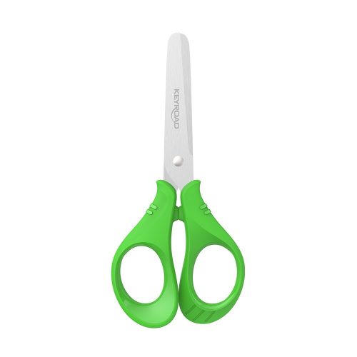 Olló 13 cm tompa fejű 20 db/display Keyroad Start vegyes színek