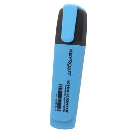   Szövegkiemelő vágott hegyű, lapos test Keyroad Fluo neon kék