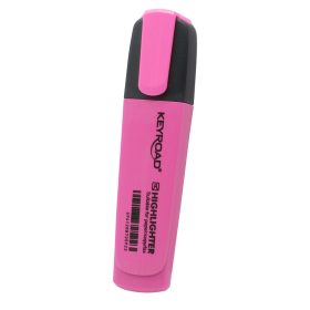   Szövegkiemelő vágott hegyű, lapos test Keyroad Fluo neon rózsaszín