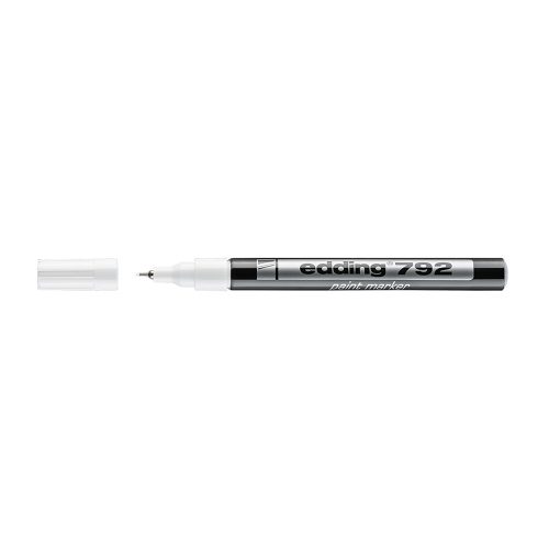 Lakkmarker 0,8mm, kerek Edding 792 fehér