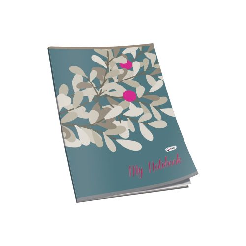 Füzet A4, 40lap, kockás 80g. papír, glitteres Connect