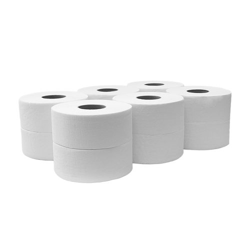 Toalettpapír 2 rétegű közületi átmérő: 19 cm 100 % cellulóz 105 m 12 tekercs/karton Bluering® hófehér_219C105