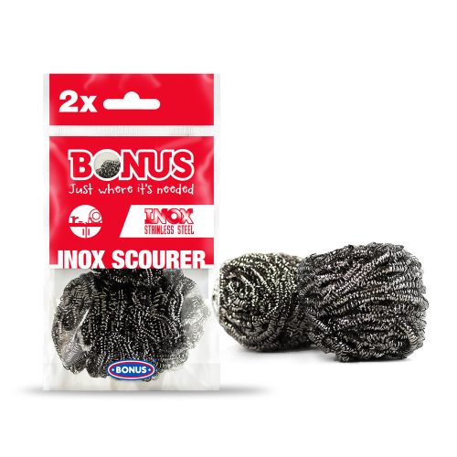 Fém dörzsi spriál 2 db/csomag Bonus Inox_B088 fémsúroló