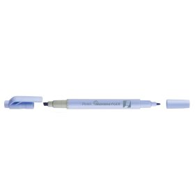   Szövegkiemelő kétvégű 1/3,5mm, vágott és kúphegyű, Pentel pasztell világoskék