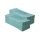 Kéztörlő 1 rétegű V hajtogatású 250 lap/csomag 20csomag/karton Millena zöld