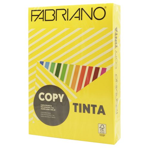 Másolópapír, színes, A4, 80g. Fabriano CopyTinta 100ív/csomag. intenzív sárga