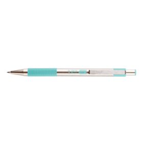   Golyóstoll 0,7mm, pasztell zöld test, Zebra F-301, írásszín kék