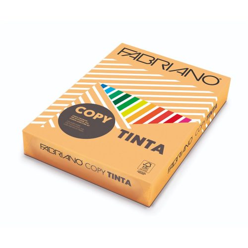 Másolópapír, színes, A4, 160g. Fabriano CopyTinta 250ív/csomag. intenzív mandarin sárga