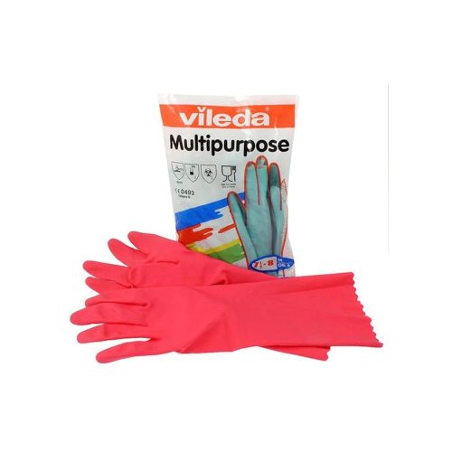 Gumikesztyű M háztartási Multipurpose Vileda piros_100153