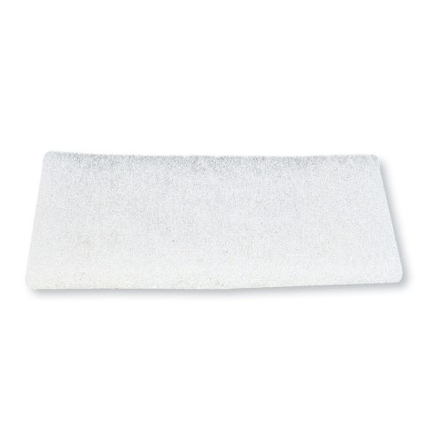 Súroló pad lap 25 x 12 cm fehér