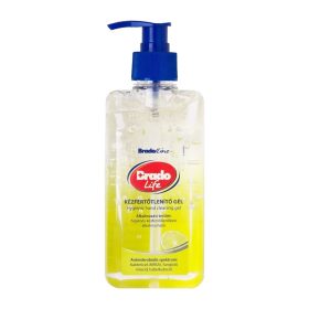   Kéz- és bőrfertőtlenítő gél pumpás 500 ml Bradolife citrom