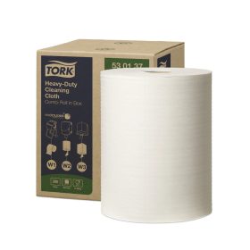   Ipari törlő tekercses nagyteljesítményű kombi 106 m/tek 1 tek/doboz W1/W2/W3 TORK_530137 fehér