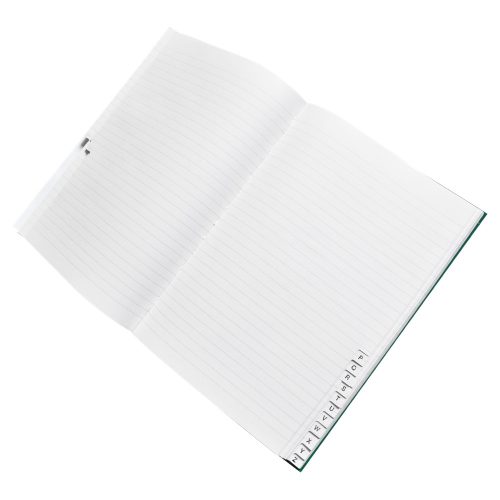 Beírókönyv A5, 96lap, keményfedeles egyszínű Lipa Mill vonalas