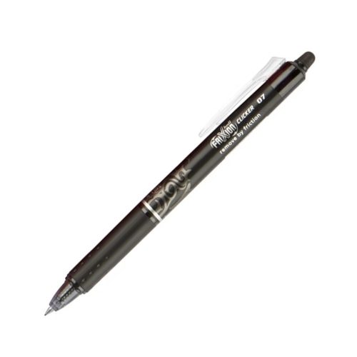 Rollertoll 0,7mm, törölhető Pilot Frixion Clicker, írásszín fekete