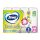 Toalettpapír 3 rétegű kistekercses 100% cellulóz 24 tekercs/csomag Deluxe Zewa Camomile Comfort hófehér