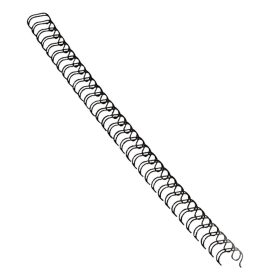   Fém spirál 3:1, 8mm, 36-50lap, Fellowes® 100 db/doboz, fekete