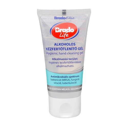 Kéz- és bőrfertőtlenítő gél tubusos 50 ml Bradolife