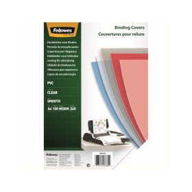   Előlap, A4, 240 mikron, 100 db/csomag, Fellowes® víztiszta