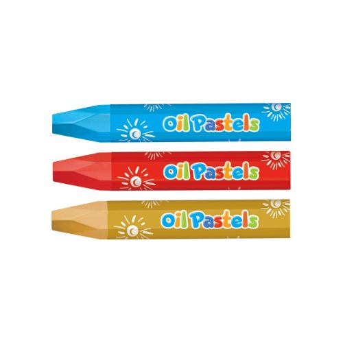 Kréta olajpasztell, 74 x 10 mm, 24 db/doboz, Keyroad
