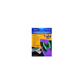   Lamináló fólia, 100x150mm, 80 mikron, fényes, 25 db/doboz, Fellowes®