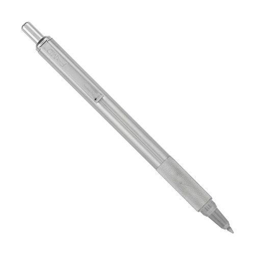 Golyóstoll 0,7mm, fém test, Zebra F-xMD, írásszín kék