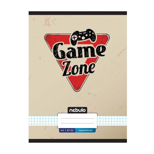 Füzet, A4, kockás, 87-32, Xtreme minták, 12 db/csomag Nebulo