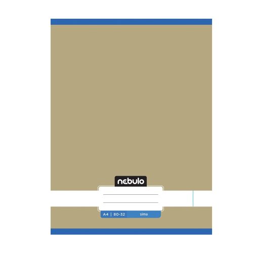 Füzet, A4, sima, 80-32, Monochrome és Gradient minták II., 12 db/csomag Nebulo