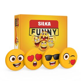 Radír, smile-nagy, 36 db/display, Silka