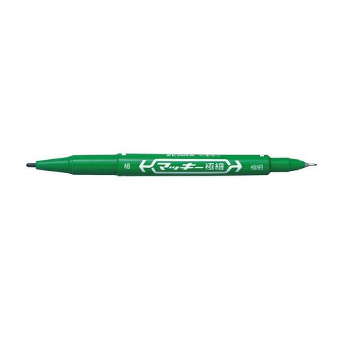 Alkoholos marker Extra fine Zebra MCKIE CARE zöld