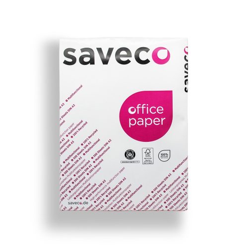 Másolópapír A3, 80g, újrahasznosított ISO 70 fehérségű  Saveco Orange Label 500ív/csomag
