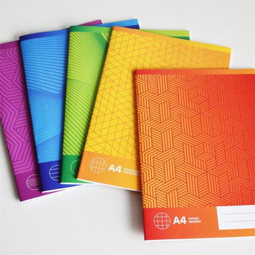 Füzet iskolai A4, 32lap, franciakockás 88-32 BS