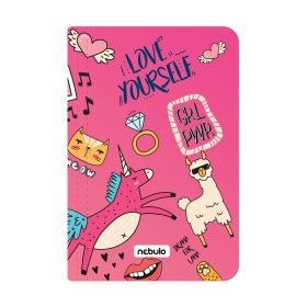 Gumis mappa, A4, Girl Power, Nebulo