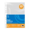 Genotherm lefűzhető, A4, 50 micron fényes víztiszta Bluering® 25 db/csomag, 4 csomag/karton kínáló