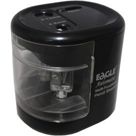   Hegyező asztali 2 lyukú elektromos elemes és USB adapterrel működtethető EG5161 Eagle fekete