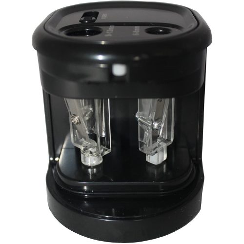 Hegyező asztali 2 lyukú elektromos elemes és USB adapterrel működtethető EG5161 Eagle fekete