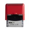 Bélyegző C30 Colop piros átlátszó ház/kék párna