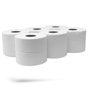   Toalettpapír 2 rétegű közületi átmérő: 27 cm 100 % cellulóz 360 m/tekercs 6 tekercs/csomag_hófehér