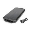 Powerbank napelemes 15W 2X USB-A + USB-C Platinet fekete