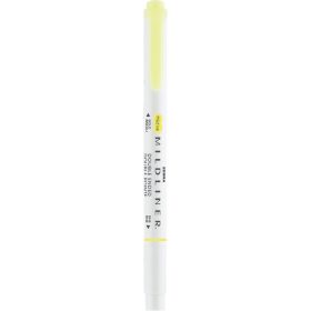   Szövegkiemelő 1,0/3,5 mm, kétvégű, Zebra Mildliner Fluorescent, sárga