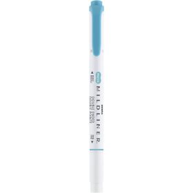   Szövegkiemelő 1,0/3,5 mm, kétvégű, Zebra Mildliner Warm, füstkék
