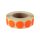 Etikett címke, 20mm, körcímke tekercses, 1000 címke/tekercs fluo piros