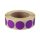 Etikett címke, 20mm, körcímke tekercses, 1000 címke/tekercs lila