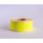 Etikett címke, 38mm, körcímke tekercses, 1000 címke/tekercs fluo sárga