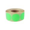 Etikett címke, 38mm, körcímke tekercses, akció felirattal 1000 címke/tekercs zöld
