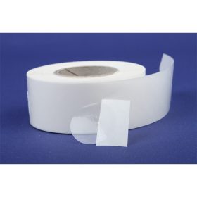   Etikett címke, 40mm, körcímke tekercses, PP 1000 db/tekercs átlátszó