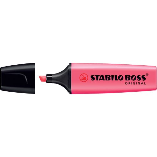 Szövegkiemelő 2-5mm, vágott hegyű, STABILO Boss original ciklámen