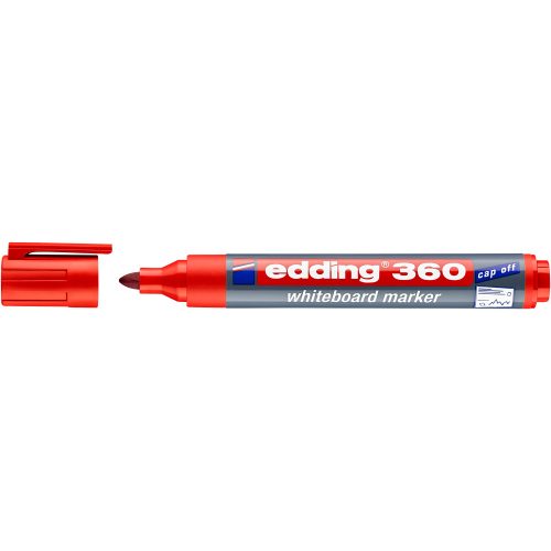 Táblamarker 1,5-3mm, kerek Edding 360 piros