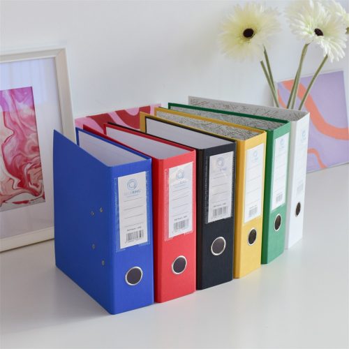 Iratrendező A5, 7,5cm, álló Bluering®, fekete